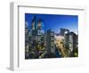 Busy Namdaemun-ro at Dusk in Myeong-dong, Myeongdong, Seoul, South Korea-Gavin Hellier-Framed Photographic Print