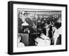 Busy Newspaper Office-null-Framed Art Print