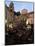 Busy Pavement Cafe at Dusk, with the Cathedral Beyond, Amalfi, Campania, Italy-Ruth Tomlinson-Mounted Photographic Print