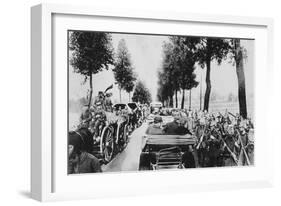 Busy Road, World War I, 1915-null-Framed Giclee Print