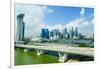 Busy Roads Leading to the Marina Bay Sands-Fraser Hall-Framed Photographic Print