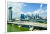 Busy Roads Leading to the Marina Bay Sands-Fraser Hall-Framed Premium Photographic Print