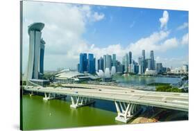 Busy Roads Leading to the Marina Bay Sands-Fraser Hall-Stretched Canvas