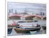 Busy Scene at Blackfriars, 2005-Terry Scales-Framed Giclee Print