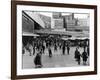 Busy Scene in the Shopping Area of the Bull Ring Complex Birmingham England-null-Framed Photographic Print