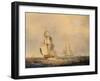 Busy Shipping Lanes in the Channel-George the Elder Chambers-Framed Giclee Print