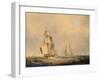 Busy Shipping Lanes in the Channel-George the Elder Chambers-Framed Giclee Print