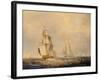 Busy Shipping Lanes in the Channel-George the Elder Chambers-Framed Giclee Print