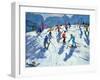 Busy Ski Slope, Lofer, 2004-Andrew Macara-Framed Giclee Print