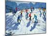 Busy Ski Slope, Lofer, 2004-Andrew Macara-Mounted Giclee Print