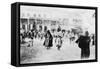 Busy Square in Mosul, Mesopotamia, 1918-null-Framed Stretched Canvas