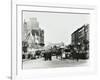 Busy Street by Stamford Bridge Stadium, (Chelsea Football Ground), Fulham, London, 1912-null-Framed Photographic Print