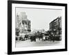 Busy Street by Stamford Bridge Stadium, (Chelsea Football Ground), Fulham, London, 1912-null-Framed Photographic Print