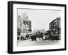 Busy Street by Stamford Bridge Stadium, (Chelsea Football Ground), Fulham, London, 1912-null-Framed Premium Photographic Print