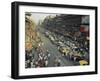 Busy Street, Calcutta, West Bengal, India-John Henry Claude Wilson-Framed Photographic Print