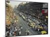Busy Street, Calcutta, West Bengal, India-John Henry Claude Wilson-Mounted Photographic Print
