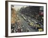 Busy Street, Calcutta, West Bengal, India-John Henry Claude Wilson-Framed Photographic Print