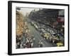 Busy Street, Calcutta, West Bengal, India-John Henry Claude Wilson-Framed Photographic Print