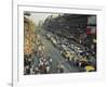 Busy Street, Calcutta, West Bengal, India-John Henry Claude Wilson-Framed Photographic Print