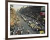 Busy Street, Calcutta, West Bengal, India-John Henry Claude Wilson-Framed Photographic Print
