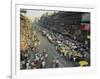 Busy Street, Calcutta, West Bengal, India-John Henry Claude Wilson-Framed Photographic Print