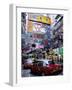 Busy Street, Causeway Bay, Hong Kong Island, Hong Kong, China-Amanda Hall-Framed Photographic Print