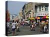 Busy Street, Georgetown, Penang, Malaysia-Fraser Hall-Stretched Canvas
