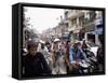 Busy Street, Hanoi, Vietnam, Indochina, Southeast Asia, Asia-Upperhall Ltd-Framed Stretched Canvas