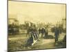 Busy Street Scene Of This Famous Town "Goldfield, Nevada"-A. Allen-Mounted Art Print