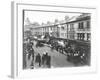 Busy Street Scene, St Johns Road, Clapham Junction, London, 1912-null-Framed Photographic Print