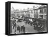 Busy Street Scene, St Johns Road, Clapham Junction, London, 1912-null-Framed Stretched Canvas