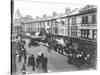 Busy Street Scene, St Johns Road, Clapham Junction, London, 1912-null-Stretched Canvas