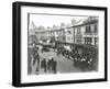 Busy Street Scene, St Johns Road, Clapham Junction, London, 1912-null-Framed Photographic Print