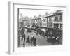 Busy Street Scene, St Johns Road, Clapham Junction, London, 1912-null-Framed Photographic Print
