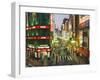 Busy Streets and Neon Signs in the Evening at Shinjuku Station, Shinjuku, Tokyo, Japan, Asia-Christian Kober-Framed Photographic Print