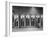 Busy Telephone Booths During an Airline Strike-Robert W^ Kelley-Framed Photographic Print
