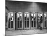 Busy Telephone Booths During an Airline Strike-Robert W^ Kelley-Mounted Photographic Print