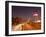 Busy Traffic and Light Trails Through City Centre, Beijing, China, Asia-Neale Clark-Framed Photographic Print