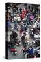 Busy Traffic in the Old Quarter, Hanoi, Vietnam, Indochina, Southeast Asia, Asia-Yadid Levy-Stretched Canvas