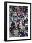 Busy Traffic in the Old Quarter, Hanoi, Vietnam, Indochina, Southeast Asia, Asia-Yadid Levy-Framed Photographic Print