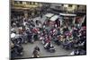 Busy Traffic in the Old Quarter, Hanoi, Vietnam, Indochina, Southeast Asia, Asia-Yadid Levy-Mounted Photographic Print