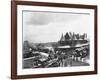 Busy Train Station in Michigan-null-Framed Photographic Print