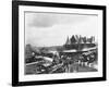 Busy Train Station in Michigan-null-Framed Photographic Print