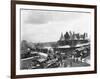 Busy Train Station in Michigan-null-Framed Photographic Print