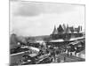 Busy Train Station in Michigan-null-Mounted Photographic Print