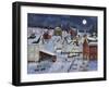 Busy Village-Bob Fair-Framed Giclee Print