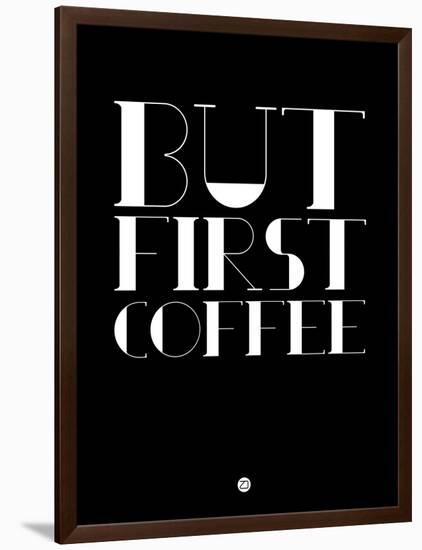 But First Coffee 1-NaxArt-Framed Art Print