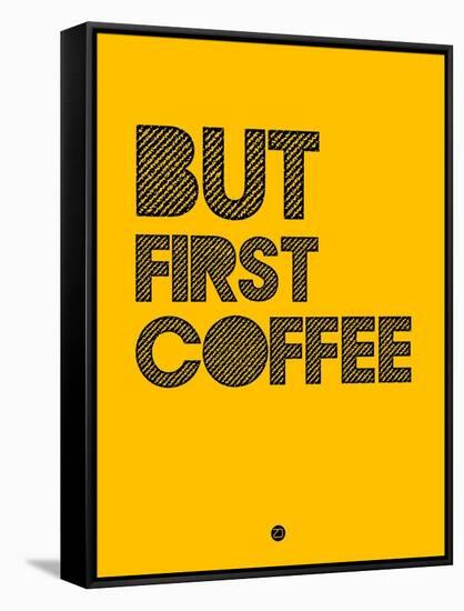 But First Coffee 3-NaxArt-Framed Stretched Canvas