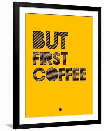 But First Coffee 3-NaxArt-Framed Art Print