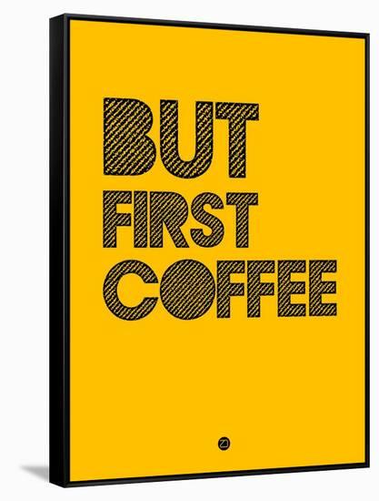 But First Coffee 3-NaxArt-Framed Stretched Canvas